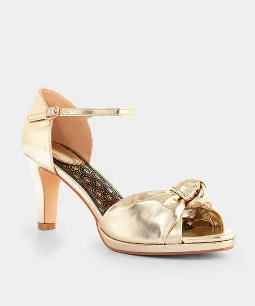 A Glamorous Night Shoes Gold Shoes Sandals and Boots Joebrowns Apparel