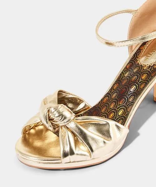 A Glamorous Night Shoes Gold Shoes Sandals and Boots Joebrowns Apparel