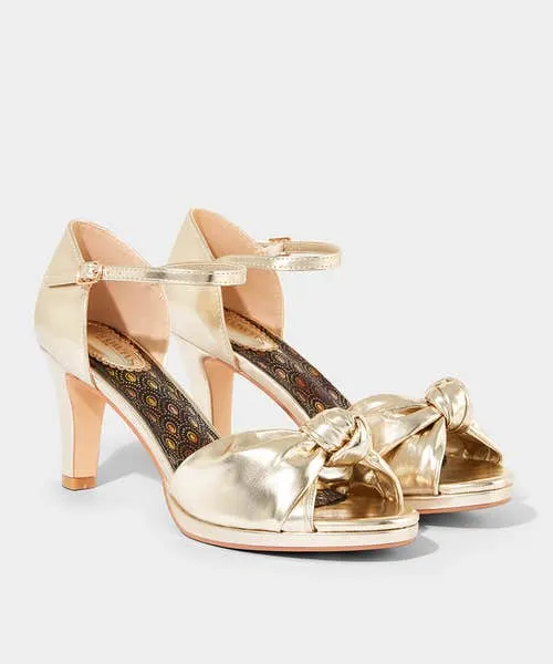 A Glamorous Night Shoes Gold Shoes Sandals and Boots Joebrowns Apparel