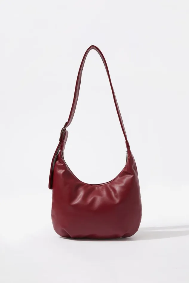 Accessories Supr Accessories Buckle Shoulder Bag Deep Cherrysilver