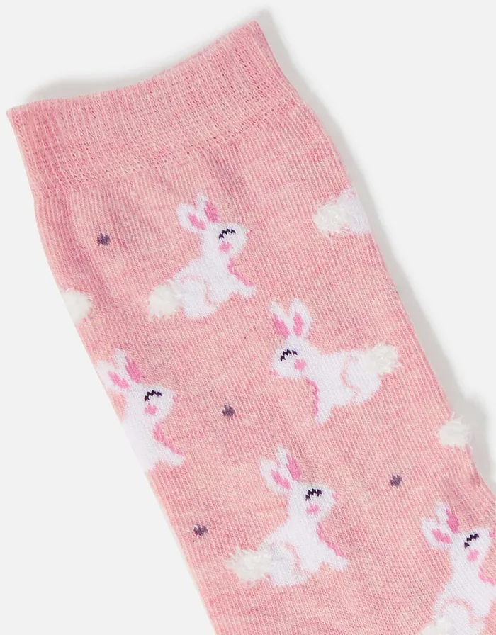 Accessorize All Over Bunny Socks Women Socks and Tights
