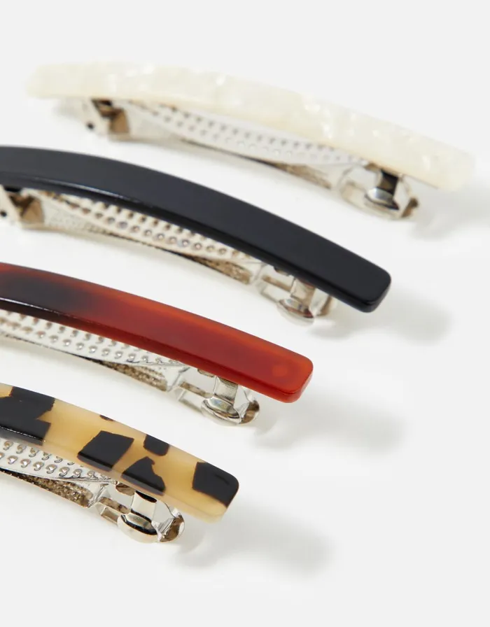 Accessorize Basic Barette Hair Clip Set Women Hair Accessories