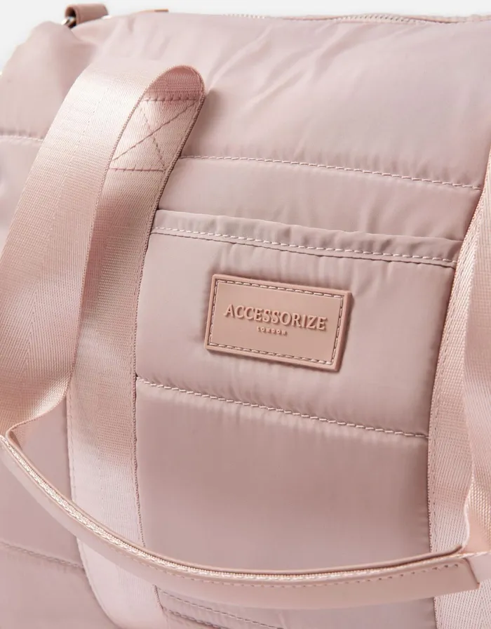 Accessorize Becki Gym Bag With Recycled Polyester Pink Pink Women Shoulder Bags