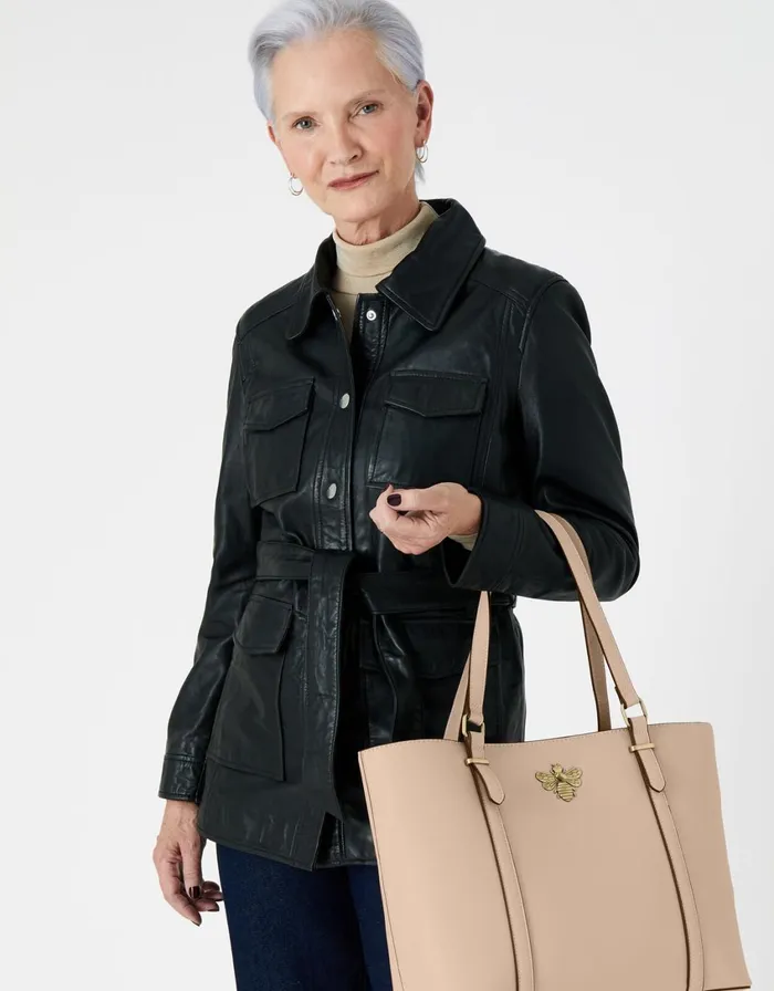Accessorize Britney Bee Tote Bag Nude Nude Women Vegan Bags Backpacks and Purses