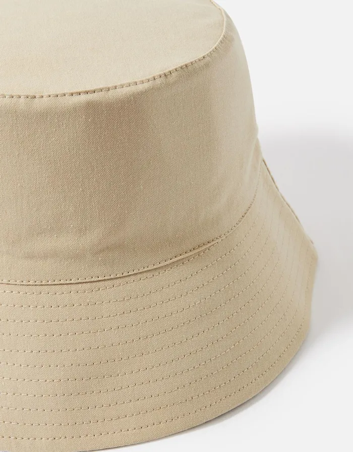 Accessorize Bucket Hat In EcoFriendly Cotton Natural Women Hats