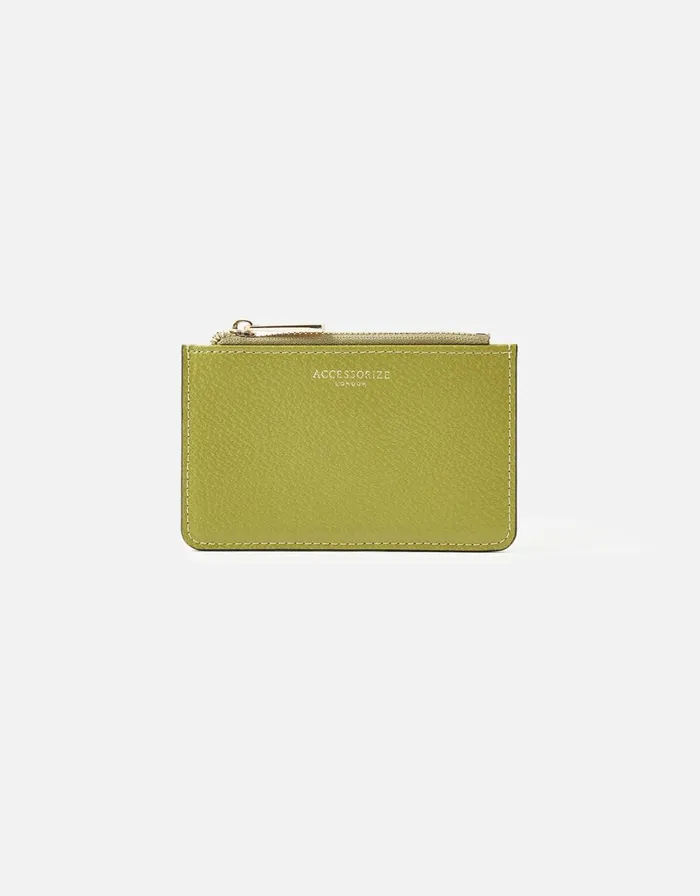 Accessorize Card Holder Green Lime Women Vegan Bags Backpacks and Purses