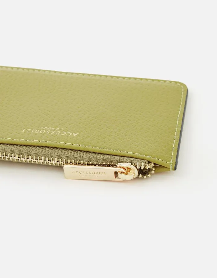 Accessorize Card Holder Green Lime Women Vegan Bags Backpacks and Purses