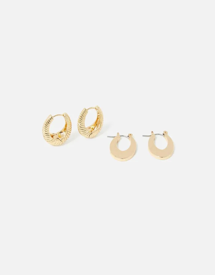 Accessorize Chunky Hoop Twinset Women Earrings