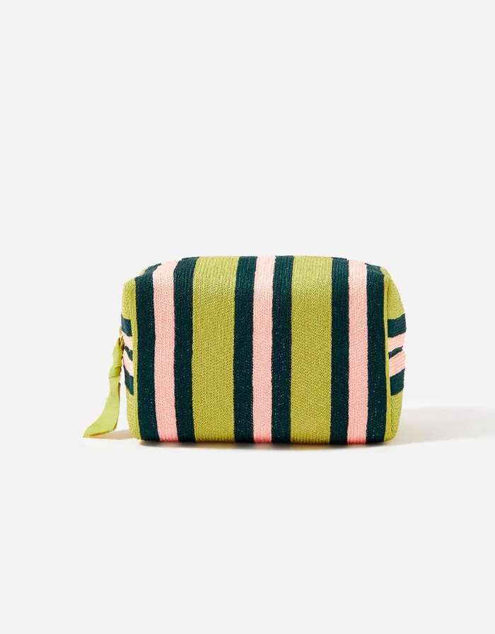 Accessorize Classic Stripe Washbag Women Travel Bags