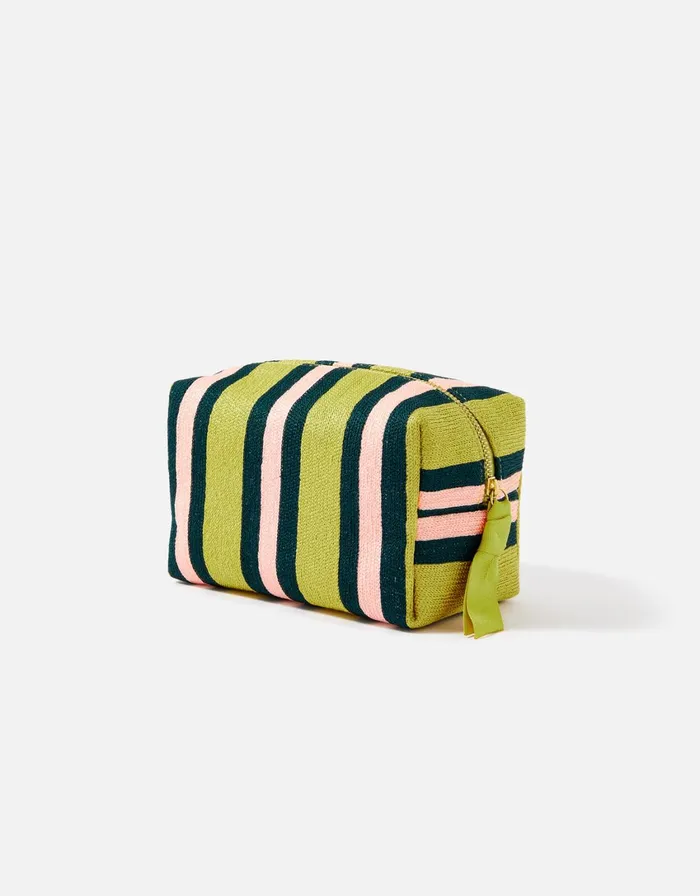 Accessorize Classic Stripe Washbag Women Travel Bags