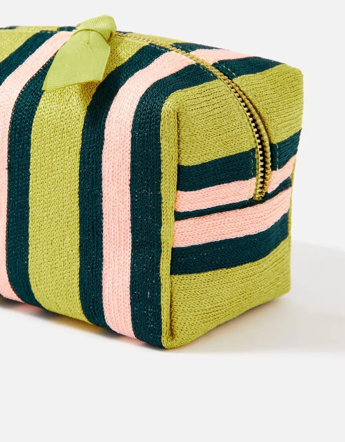 Accessorize Classic Stripe Washbag Women Travel Bags
