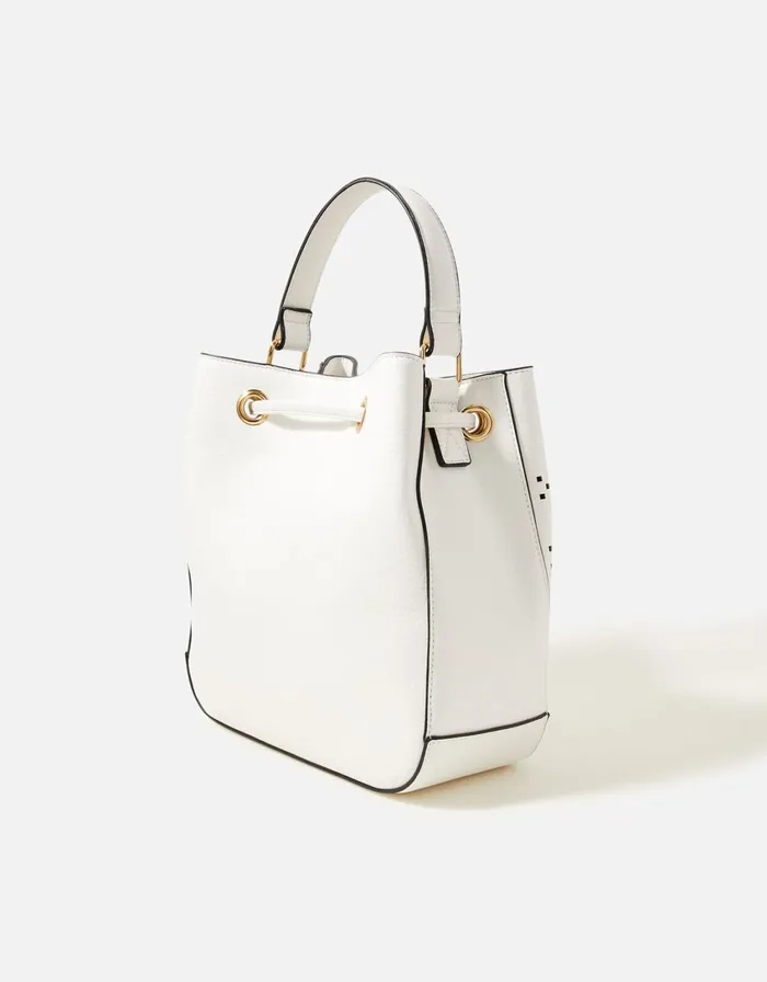 Accessorize CutOut CrossBody Bag White White Women CrossBody Bags