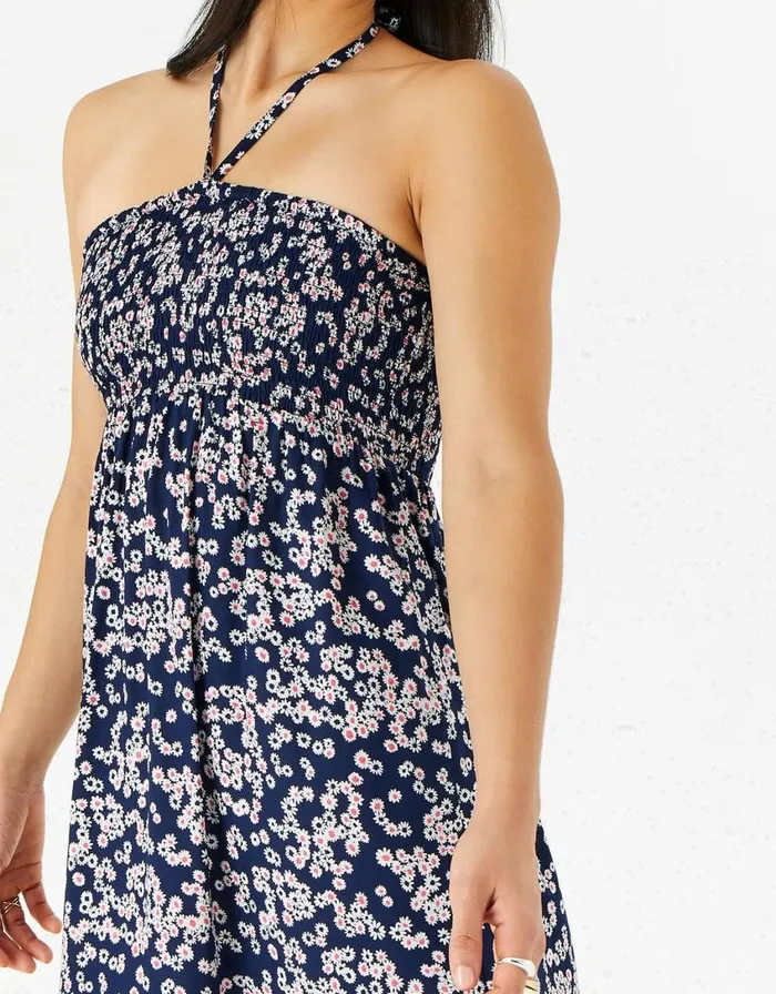 Accessorize Daisy Bandeau Dress Blue Navy Women Dresses