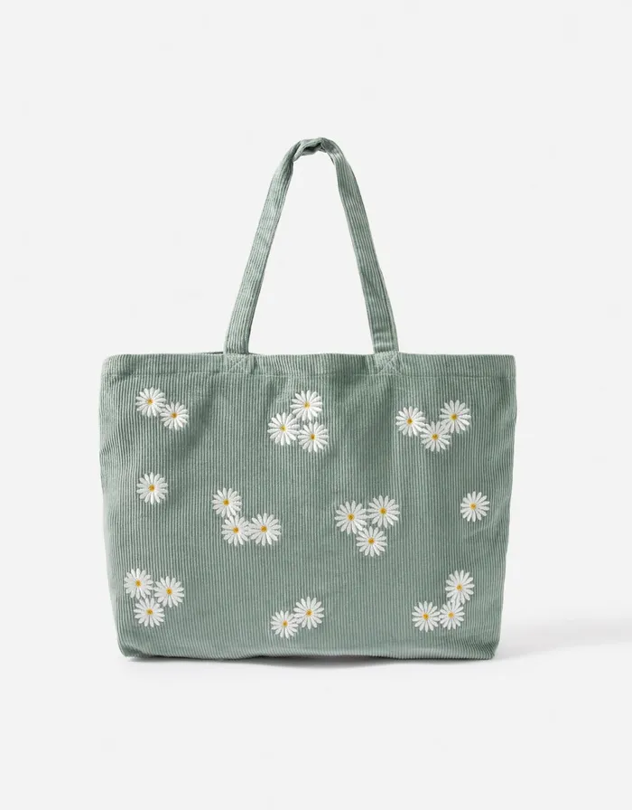 Accessorize Daisy Embroidered Shopper Bag Women Tote and Shopper Bags