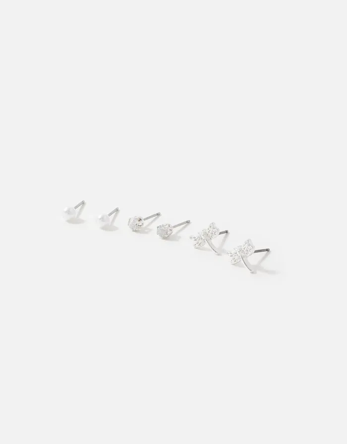 Accessorize Dragonfly Stud Set Women Earrings