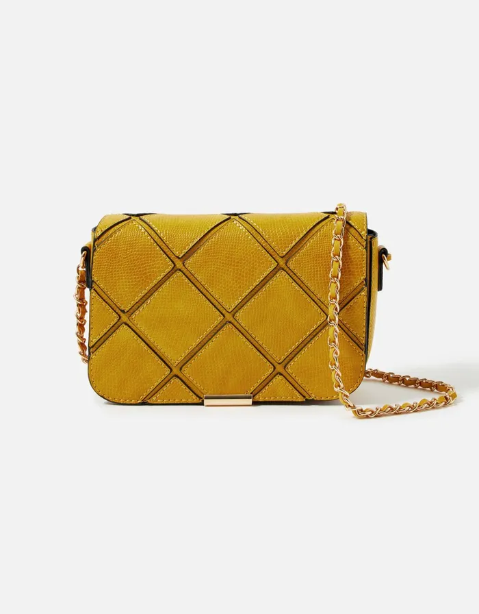 Accessorize Elin CrossBody Chain Bag Ochre Women CrossBody Bags