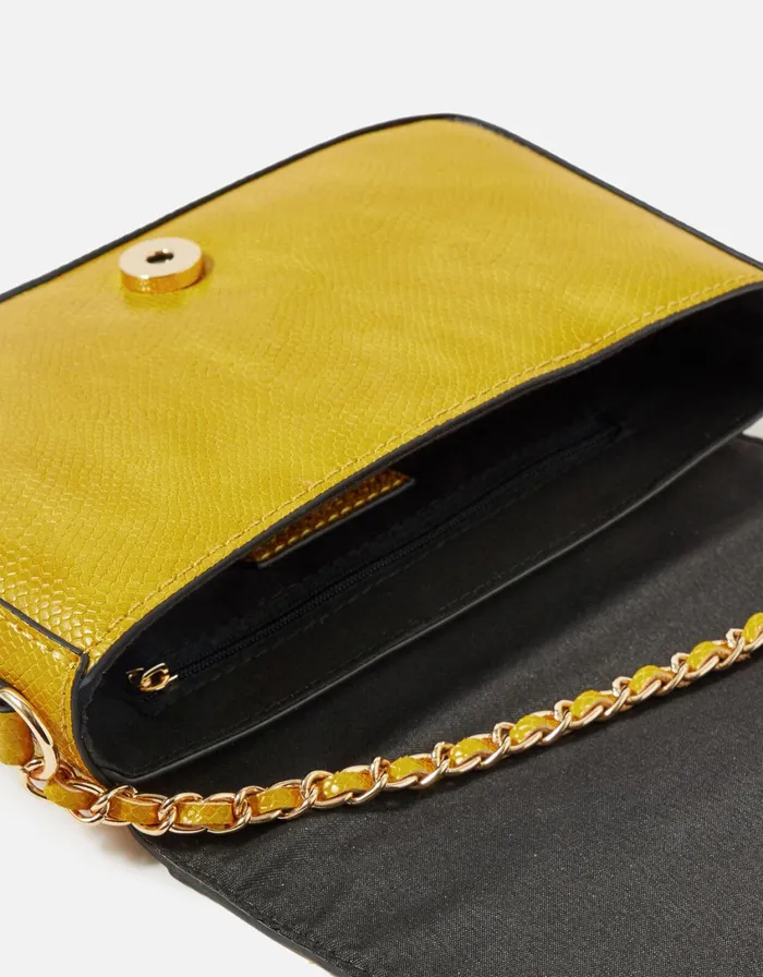 Accessorize Elin CrossBody Chain Bag Ochre Women CrossBody Bags