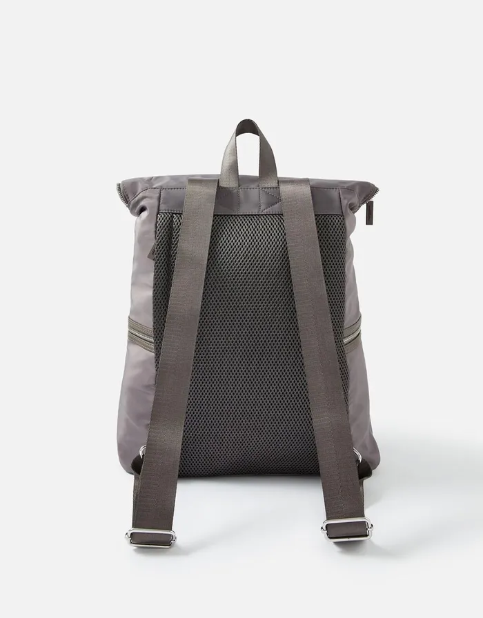 Accessorize Gina Gym Rucksack With Recycled Fabric Grey Grey Women Gym Bags