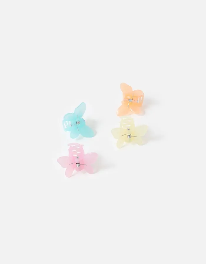 Accessorize Girls Butterfly Claw Clips Girls Hair Accessories