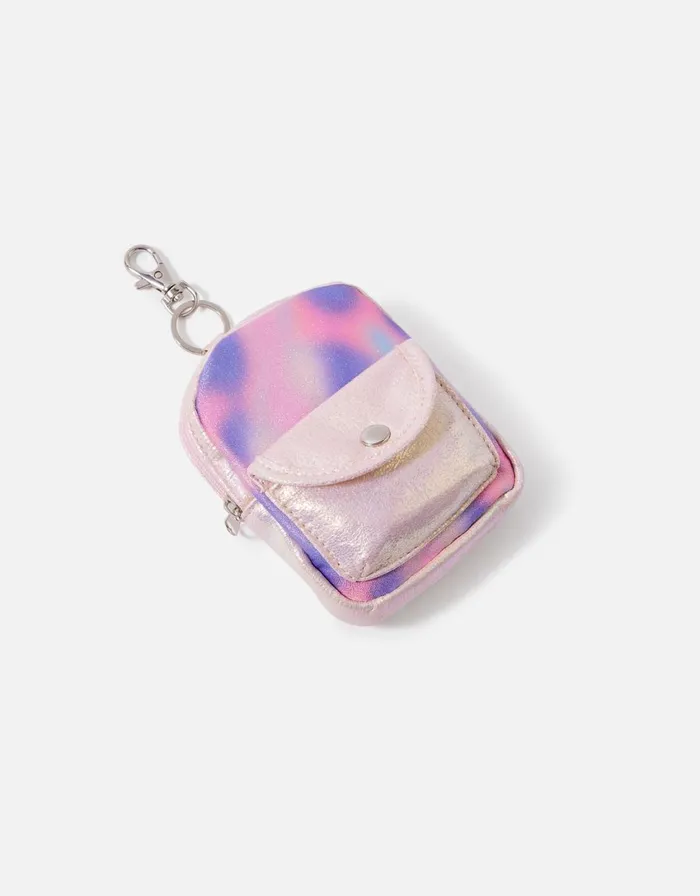 Accessorize Girls Glitter Keychain Purse Girls Bags
