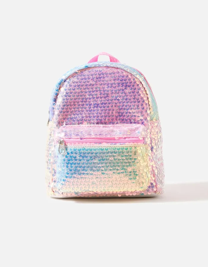 Accessorize Girls Sequin Mini Backpack Girls Bags