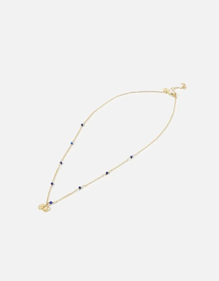 Accessorize GoldPlated Beaded Third Eye Chakra Necklace Women Necklaces