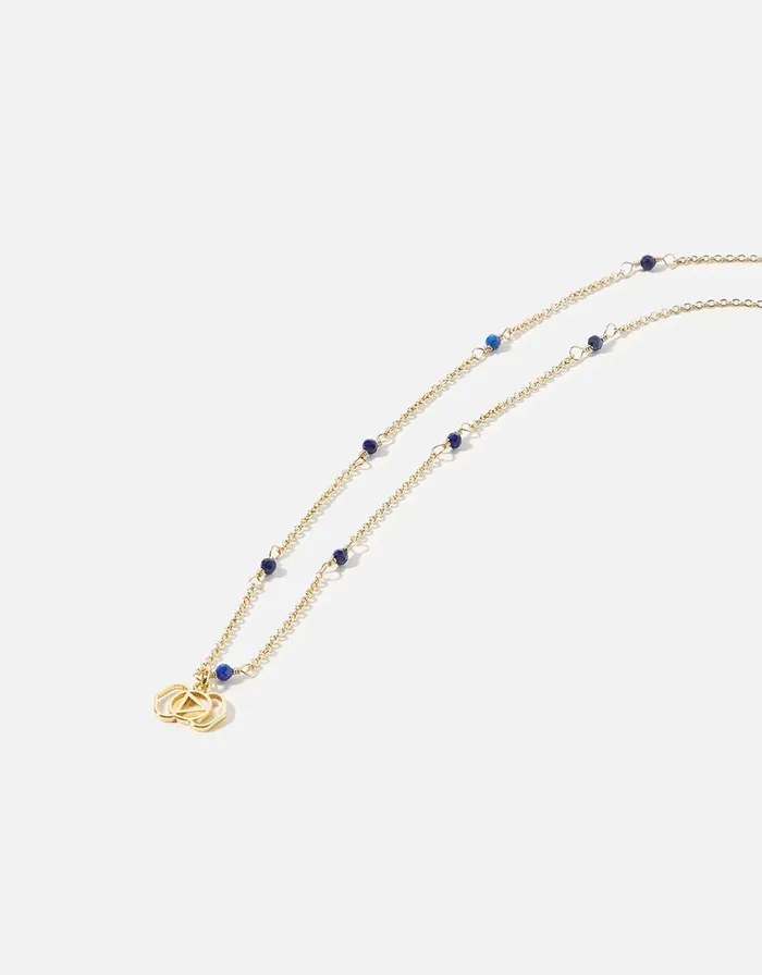 Accessorize GoldPlated Beaded Third Eye Chakra Necklace Women Necklaces
