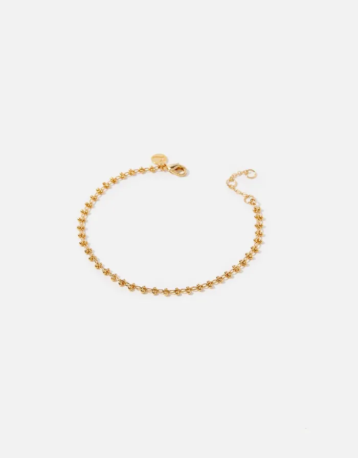 Accessorize GoldPlated Bobble Chain Bracelet Women Bracelets