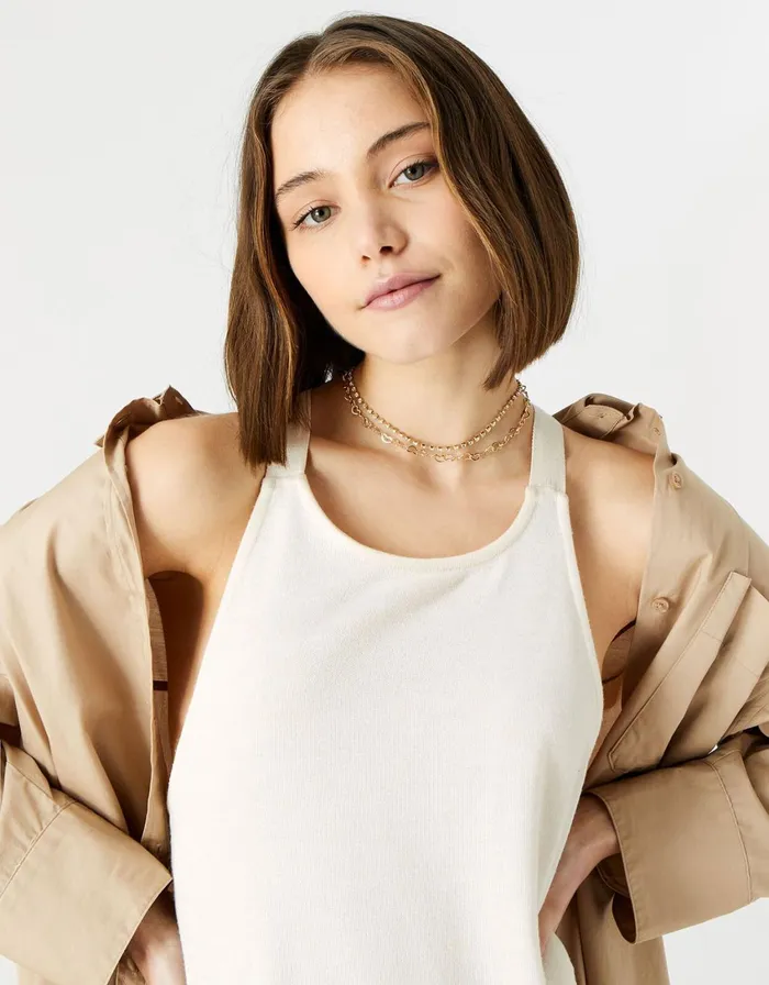 Accessorize Heart Link Choker Twinset Women Necklaces