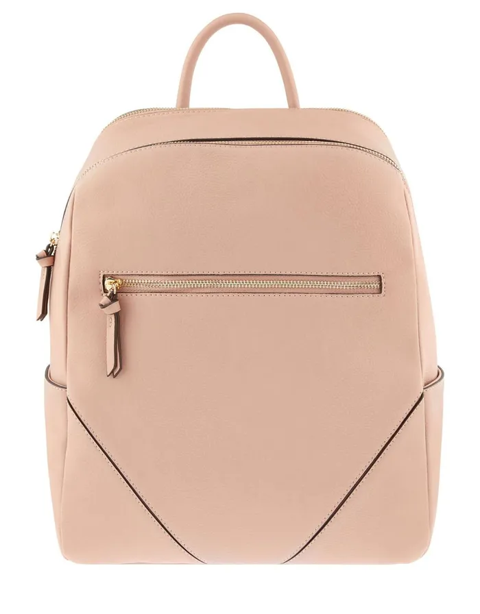 Accessorize Judy Vegan Backpack Pink Women Vegan Bags Backpacks and Purses