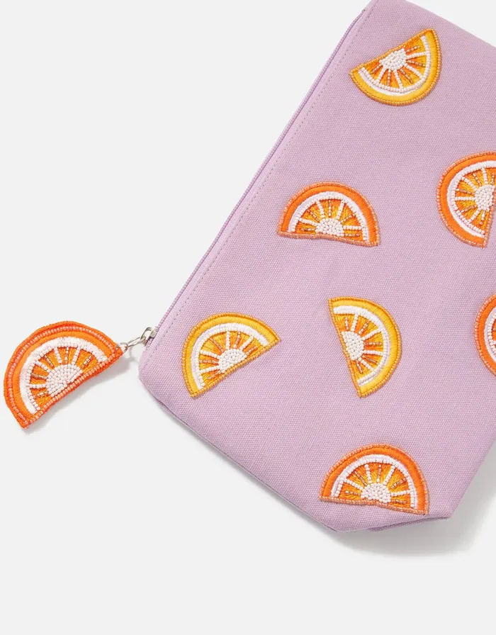 Accessorize Juicy Orange Pouch Women Travel Bags