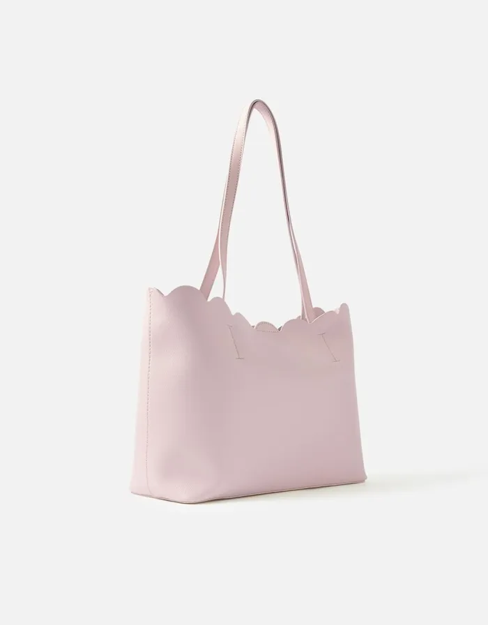 Accessorize Leo Scallop Tote Bag Women Vegan Bags Backpacks and Purses