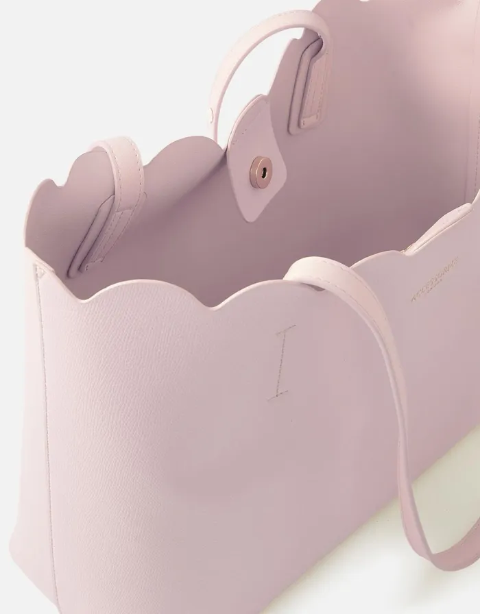 Accessorize Leo Scallop Tote Bag Women Vegan Bags Backpacks and Purses