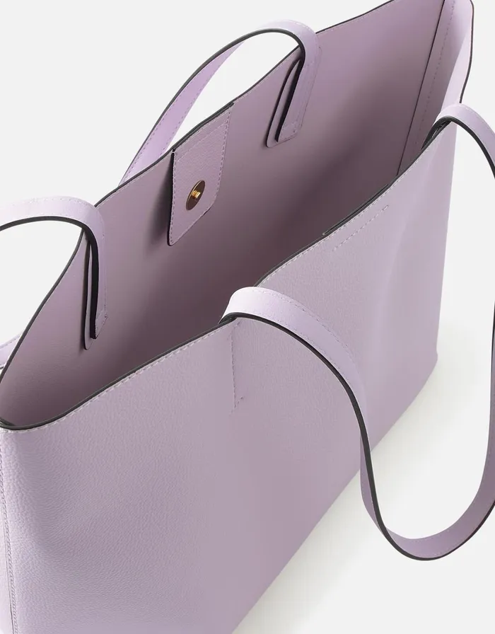 Accessorize Leo Tote Bag Purple Lilac Women Vegan Bags Backpacks and Purses