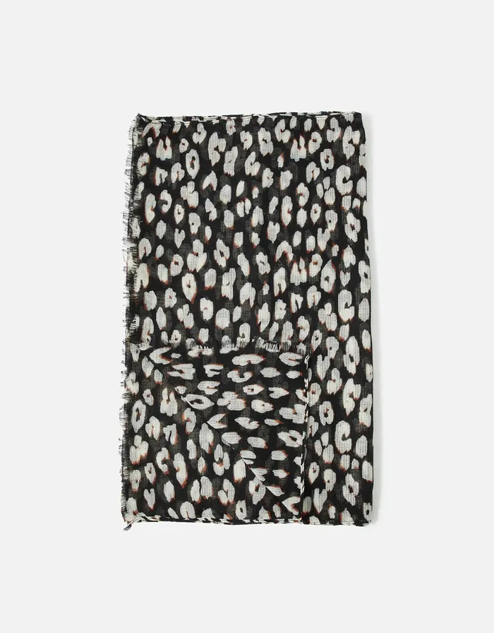 Accessorize Lillian Leopard Print Scarf Women Scarves