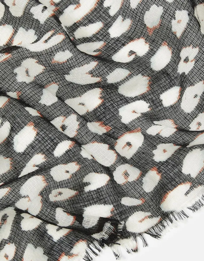 Accessorize Lillian Leopard Print Scarf Women Scarves