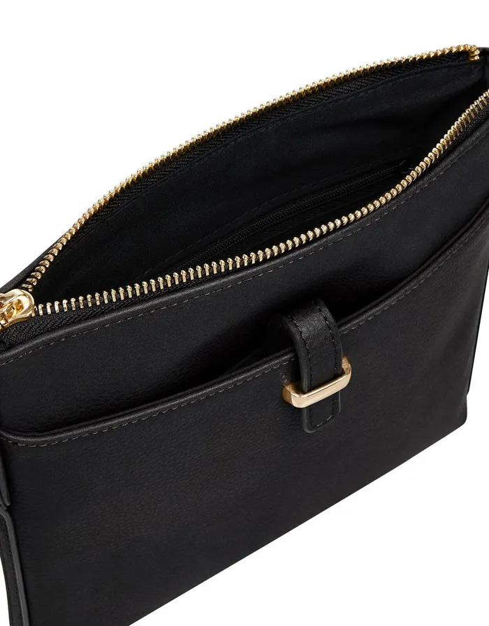 Accessorize Modern Messenger Bag Black Women Vegan Bags Backpacks and Purses