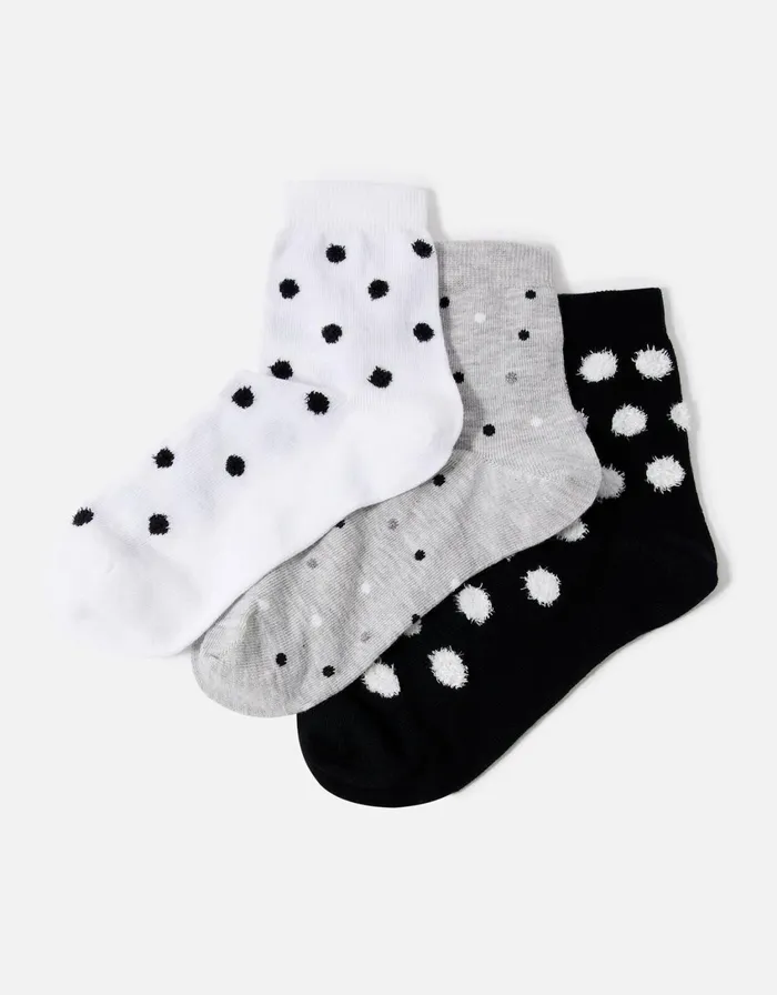 Accessorize Polka Dot Sock Multipack Women Socks and Tights
