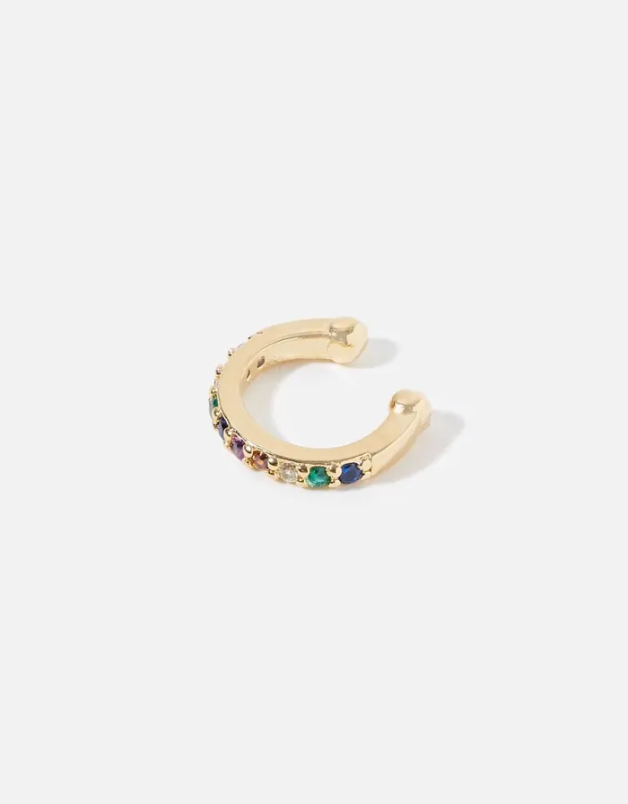 Accessorize Rainbow Ear Cuff Women Earrings