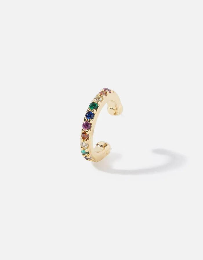 Accessorize Rainbow Ear Cuff Women Earrings