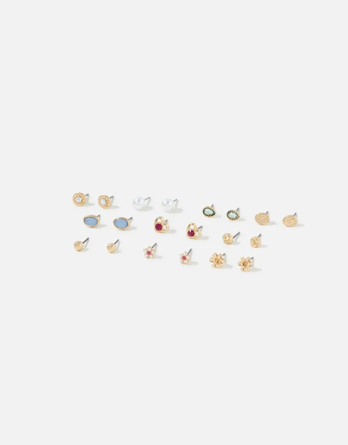 Accessorize Romantic Ramble Earring Stud Set Women Earrings