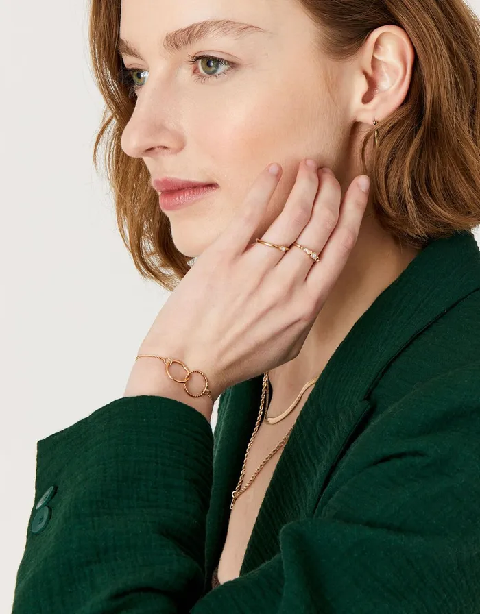 Accessorize Romantic Ramble Joined Circle Bracelet Women Bracelets