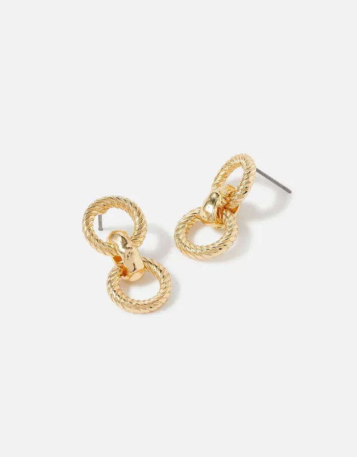 Accessorize Seascape Loop Short Drop Earrings Women Earrings