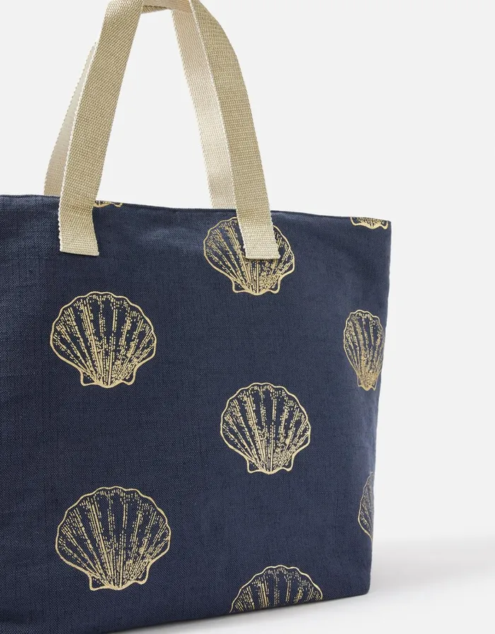 Accessorize Shell Print Tote Bag Women Beach Bags