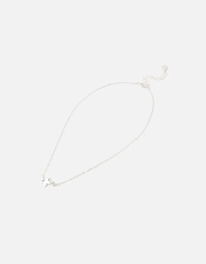 Accessorize Star And Crystal Pendant Necklace Women Necklaces