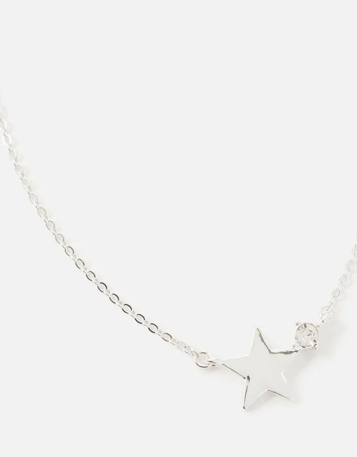Accessorize Star And Crystal Pendant Necklace Women Necklaces