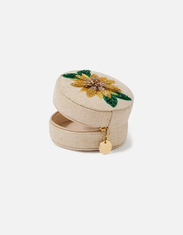 Accessorize Sunflower Jewellery Box Women Travel Accessories