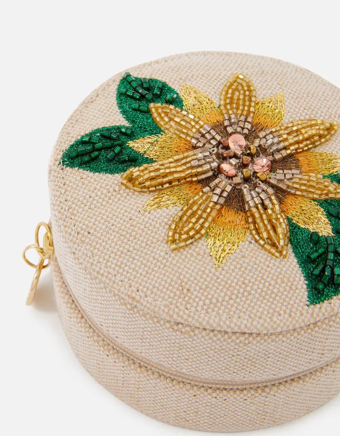 Accessorize Sunflower Jewellery Box Women Travel Accessories