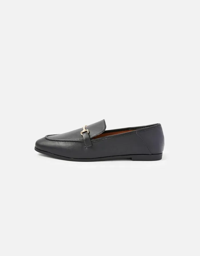 Accessorize Tapered Loafers Black Black Women Flat Shoes