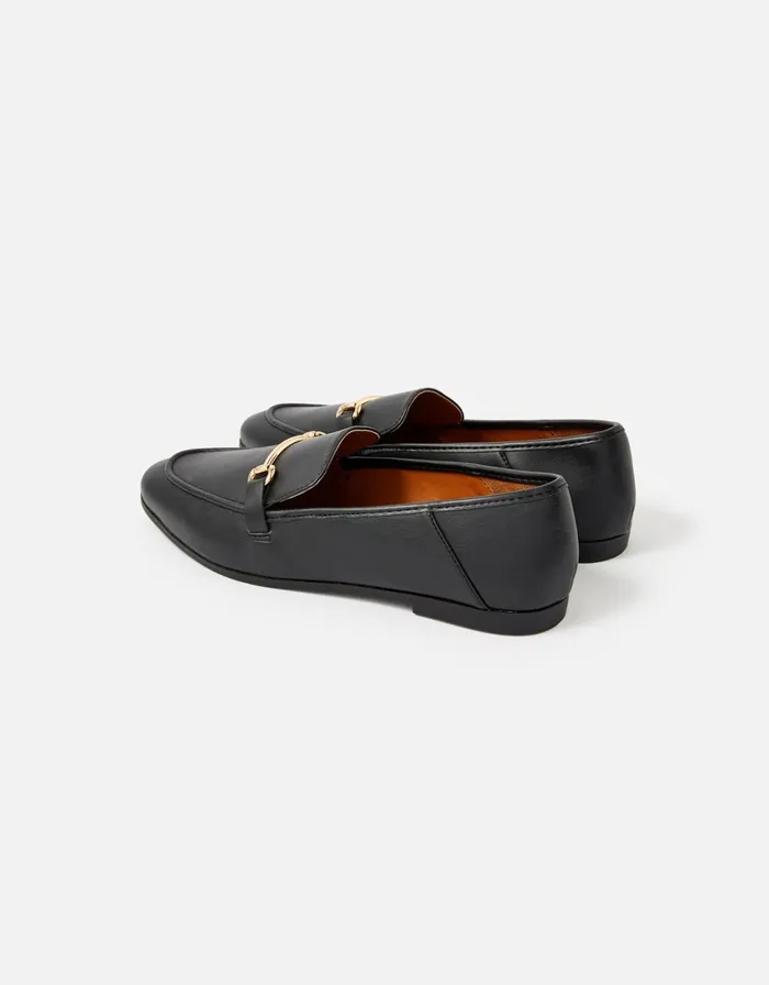 Accessorize Tapered Loafers Black Black Women Flat Shoes